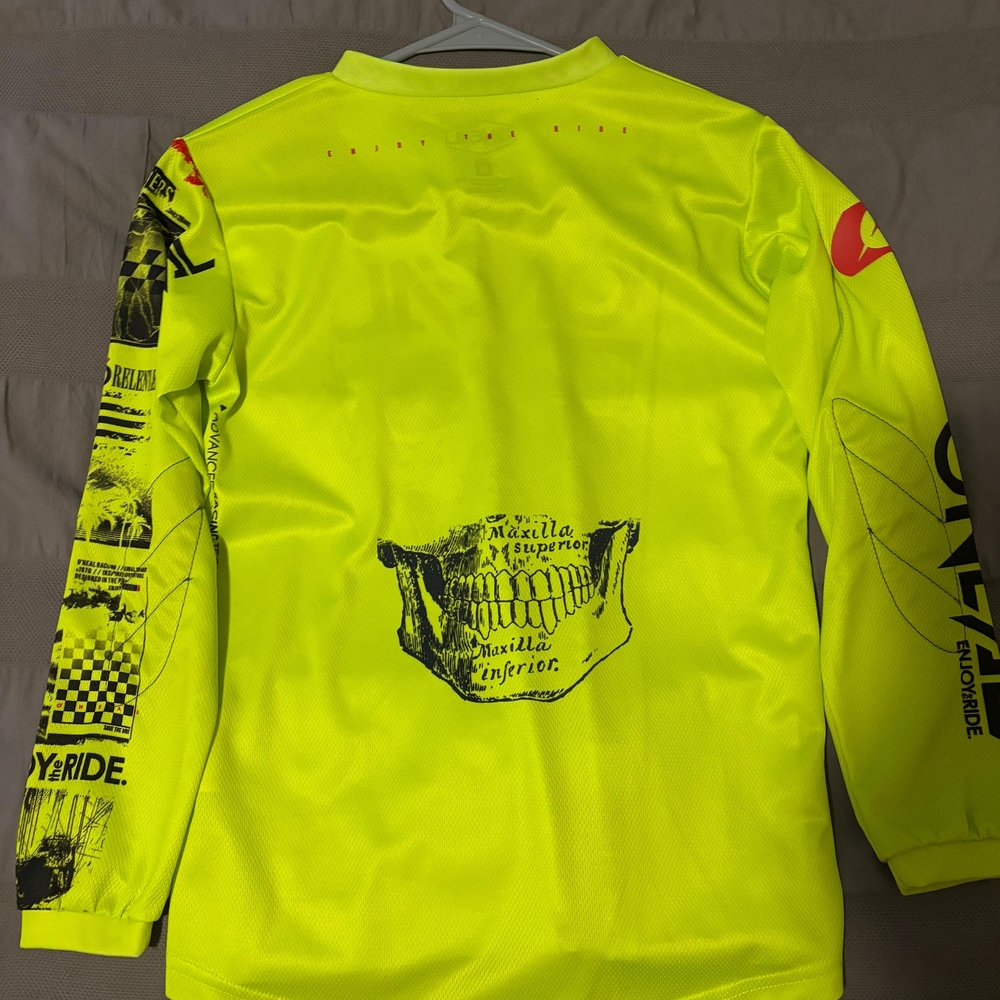 Bright Yellow Graphic Long Sleeve Kids Tee